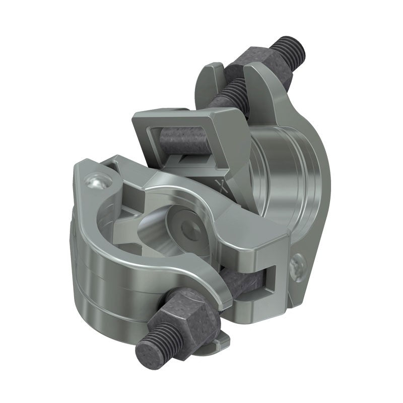 Koppling, vridbar, järn Ø 48/48 mm - Unihak Byggställning