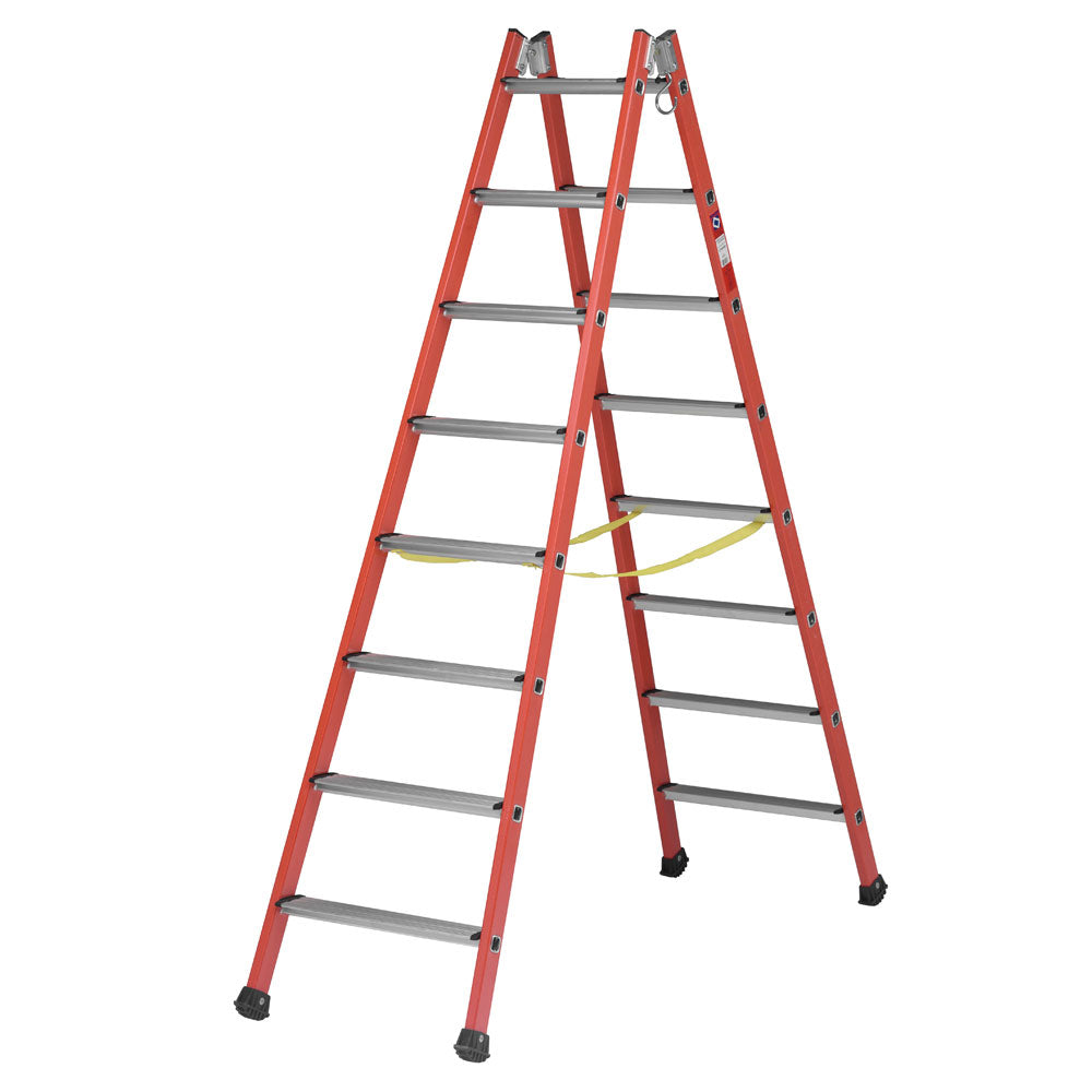 Trappstege dubbel glasfib 8-st