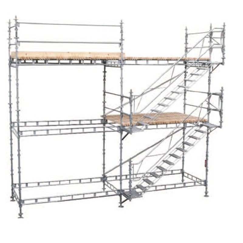 Symetriskt trapptorn komplett 4 Meter Alu - Unihak