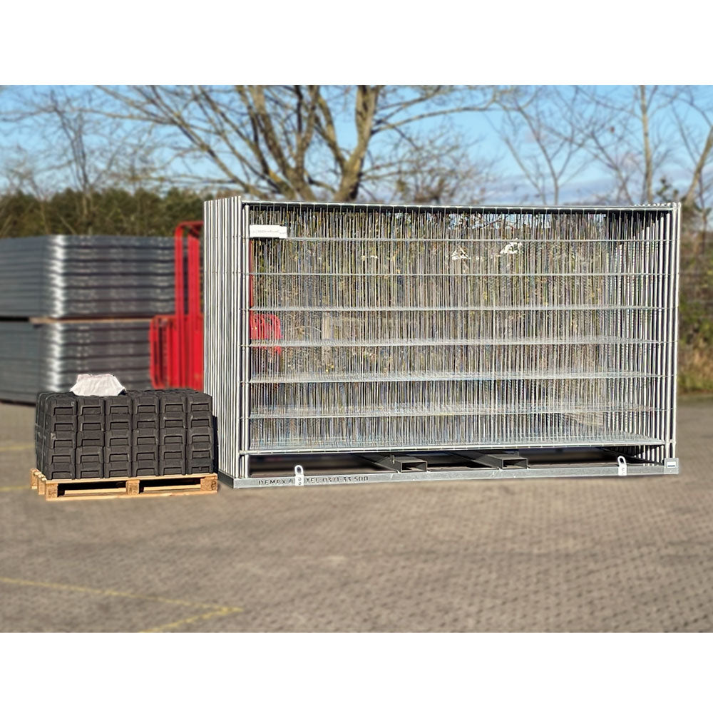 Byggstaket paket 105 meter komplett