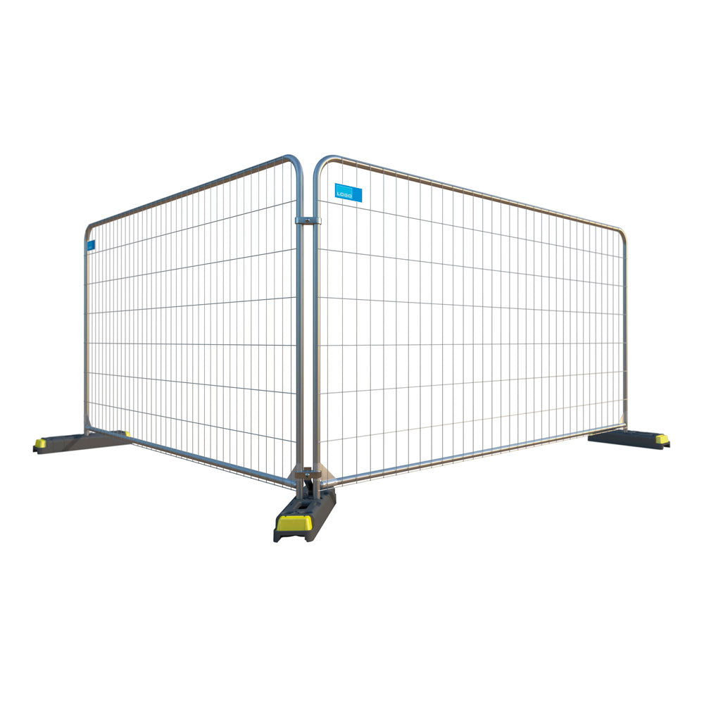 Byggstaket 3,5 m round top galvaniserad stål