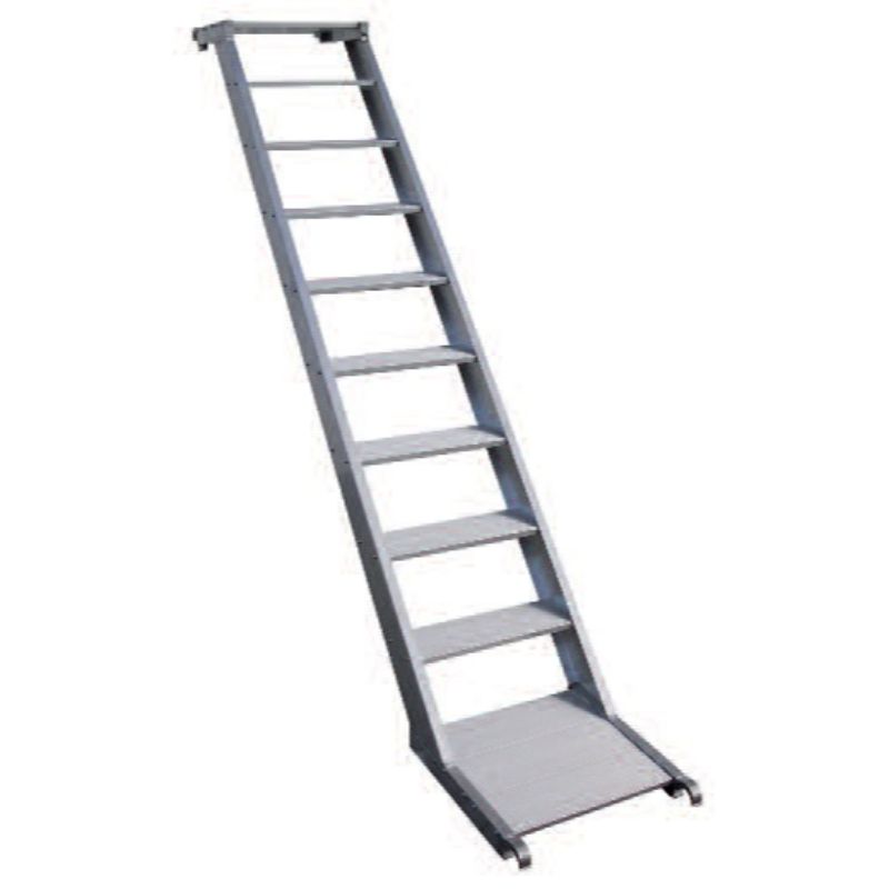 Symetriskt trapptorn komplett 4 Meter Alu - Unihak