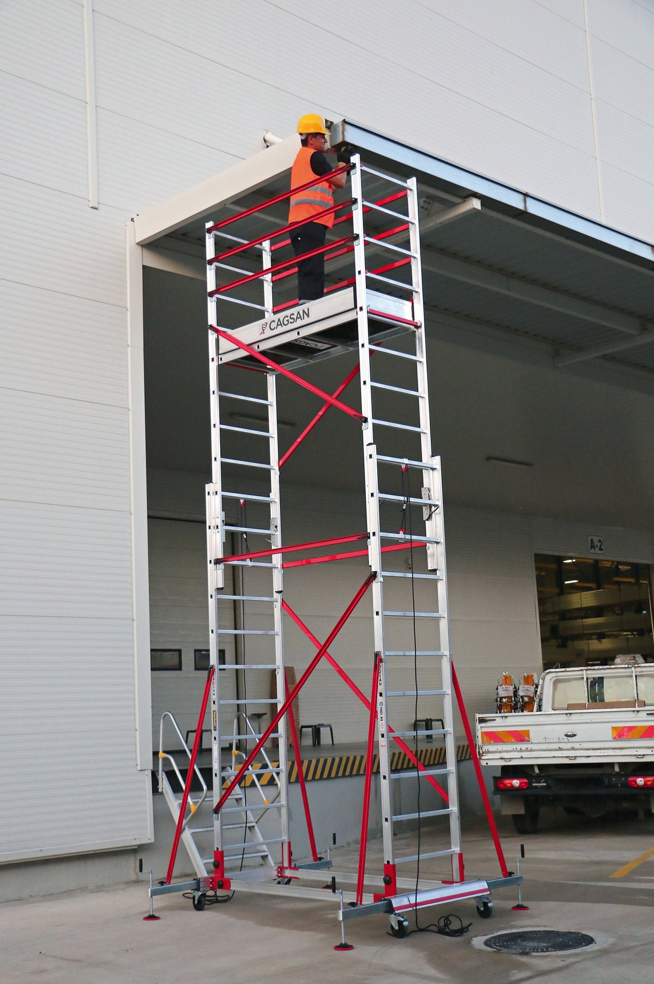 2-delat rullställning 6,4 m