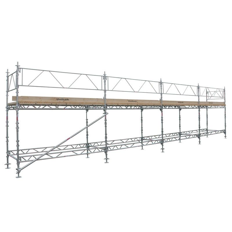 Byggställning Ställningspaket 12x4 meter 140 Trall - Unihak