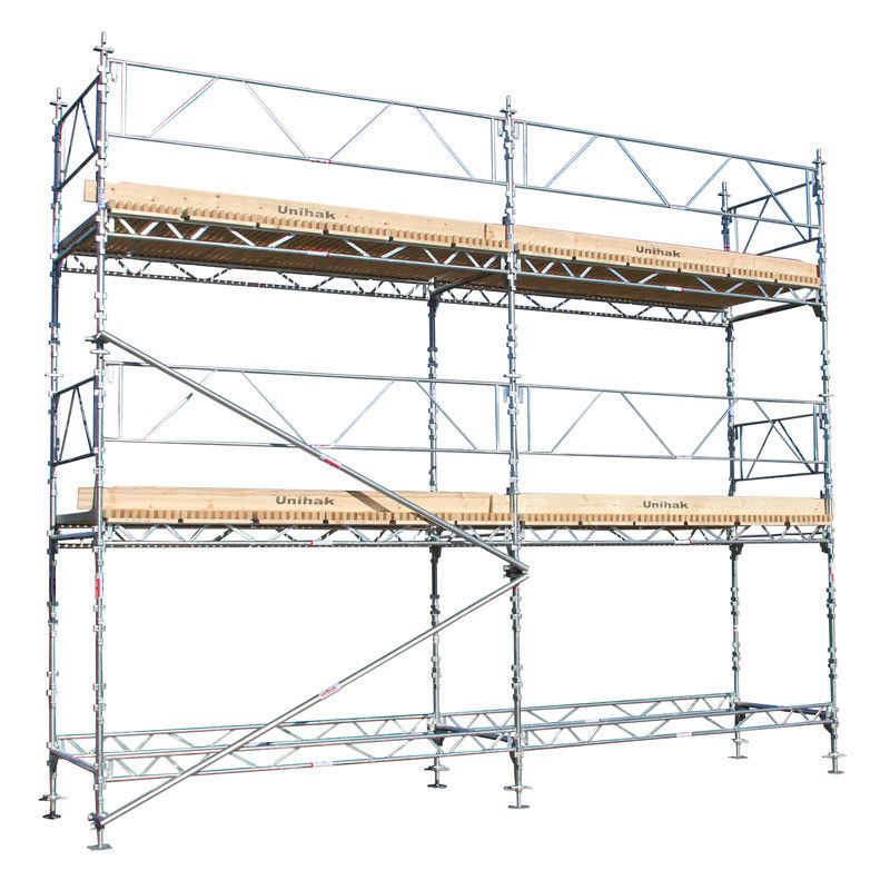 Byggställning Ställningspaket 6x6 meter 2 bomlag 140 Trall - Unihak